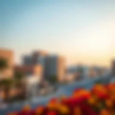 View of vibrant Al Quoz neighborhood