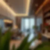 Contemporary apartment interiors showcasing modern design elements in Al Nahda