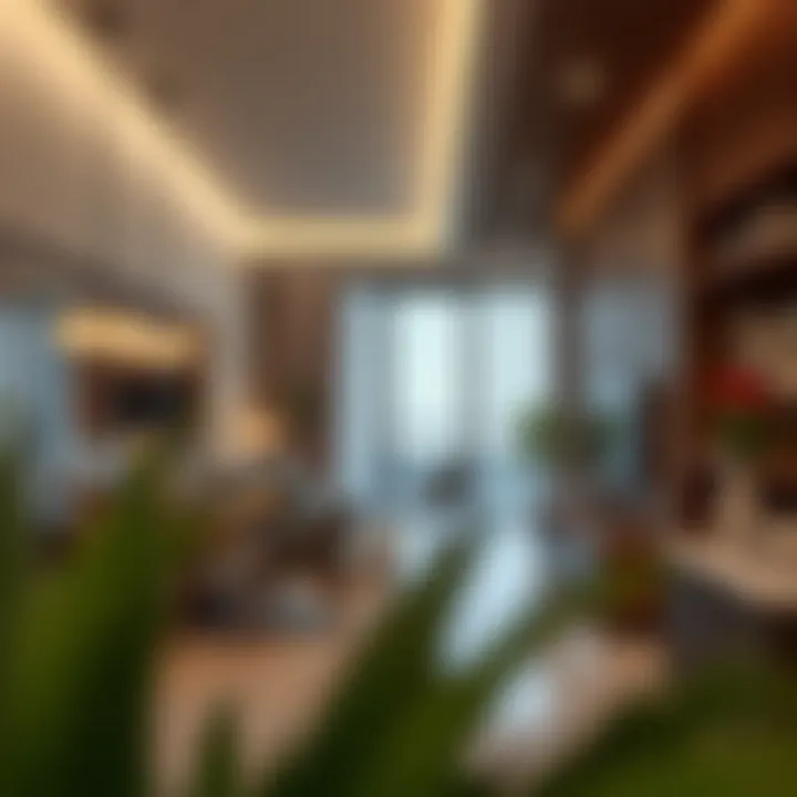 Modern Design in Al Nahda Flats Contemporary apartment interiors showcasing modern design elements in Al Nahda