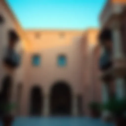 Traditional architectural elements of Jazira Al Hamra