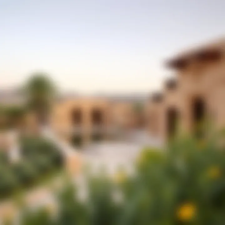 A scenic view of Jazira Al Hamra village