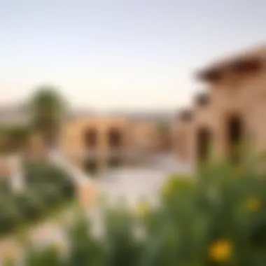 Scenic Landscape of Jazira Al Hamra A scenic view of Jazira Al Hamra village