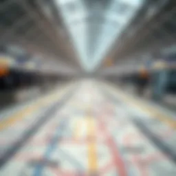 Dubai metro map showcasing all lines