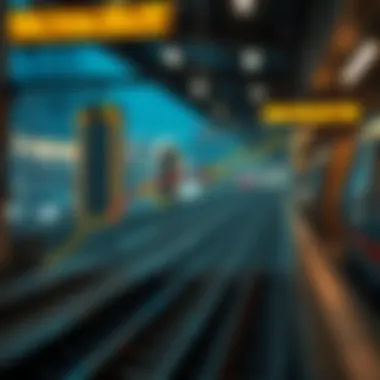 Graph illustrating real estate growth near metro stations