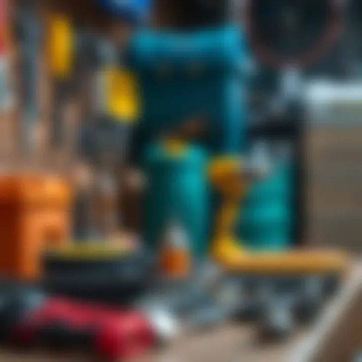 Modern maintenance tools and equipment