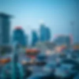 Modern skyline of Nahda Dubai showcasing residential and commercial spaces