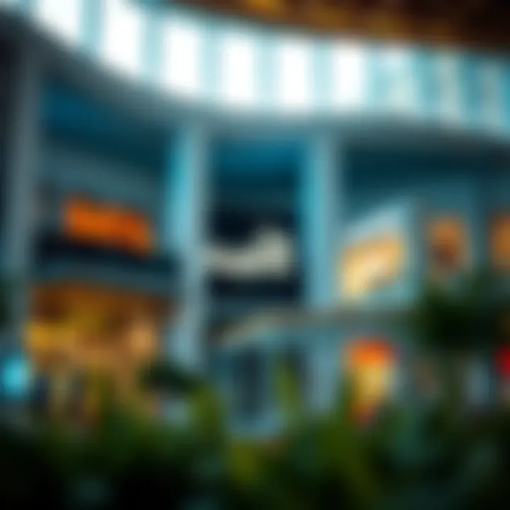 Modern retail spaces in مجمع عود المطينه highlighting commercial opportunities