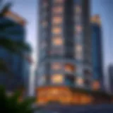 Stunning exterior view of Palladium Tower showcasing its architectural elegance