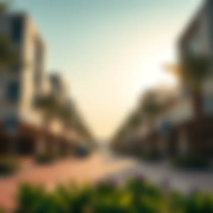 Local amenities in Al Quoz 3 including parks and shops