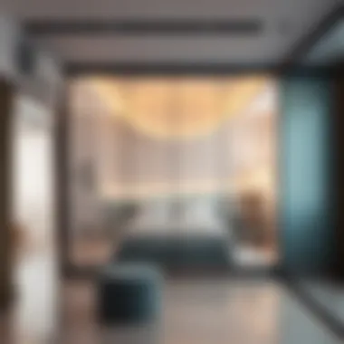 Innovative foldable partition for flexible space