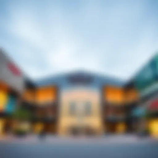 Architectural view of Tasheel Al Quoz Mall showcasing modern design