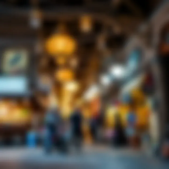 A traditional market in Dubai representing cultural heritage