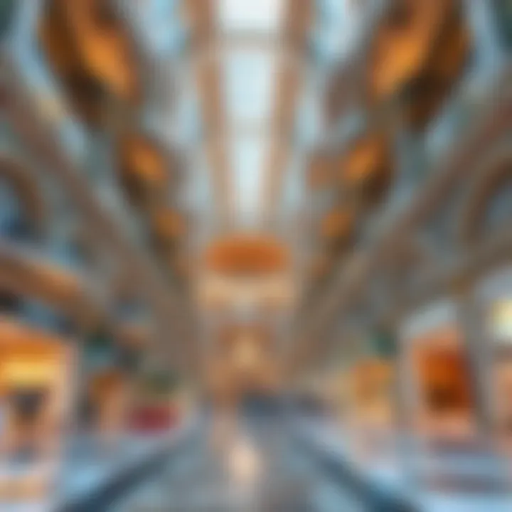 Stunning architectural details of Dubai Mall Outlet