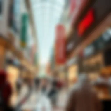 Visitors enjoying their shopping experience