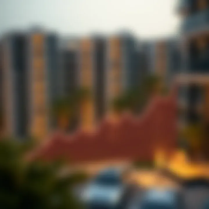 Rental Price Trends Over Time Graph depicting rental price trends for 1 BHK flats