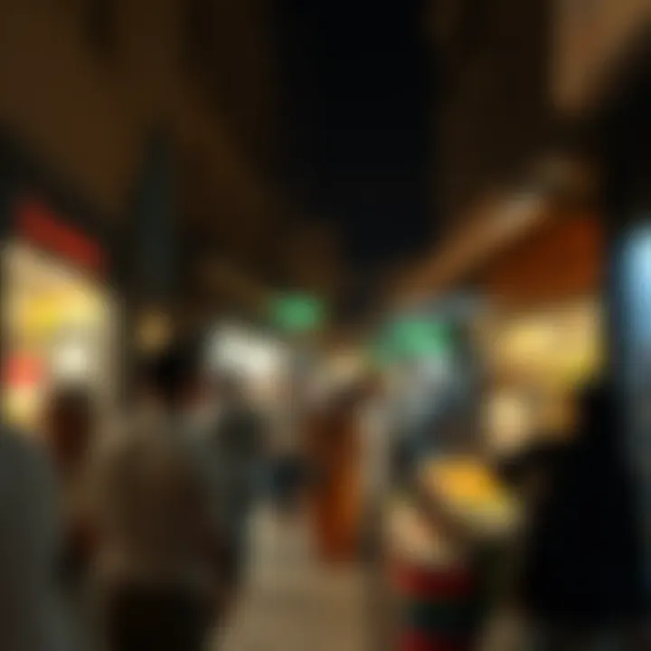 Cultural Exchange at AlSouq Cultural exchange and social interactions within the market