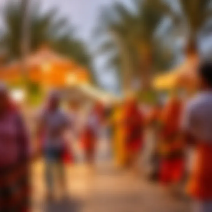 Vibrant community events in Jumaira illustrating local culture