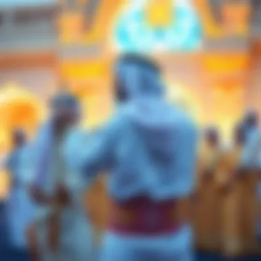 Traditional cultural performance showcasing Emirati heritage