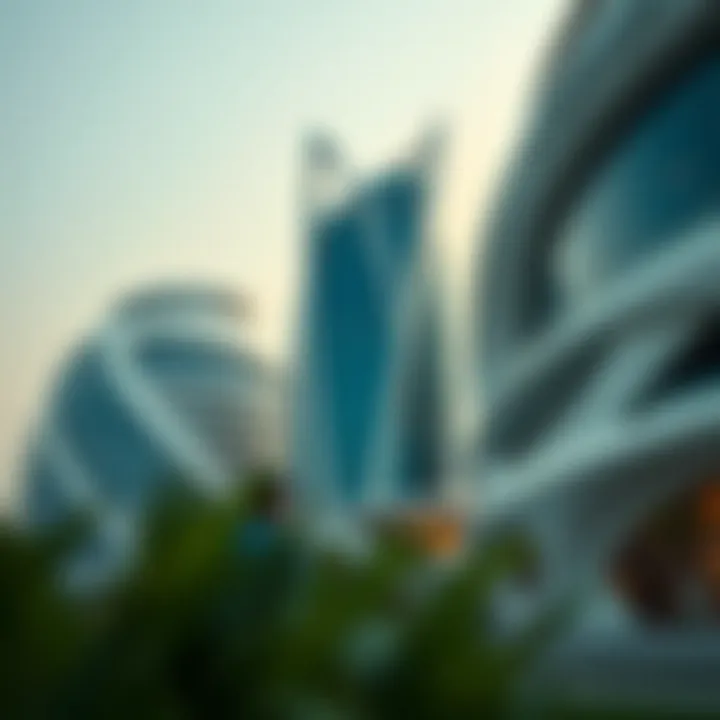 Futuristic architecture of Dubai's upcoming projects