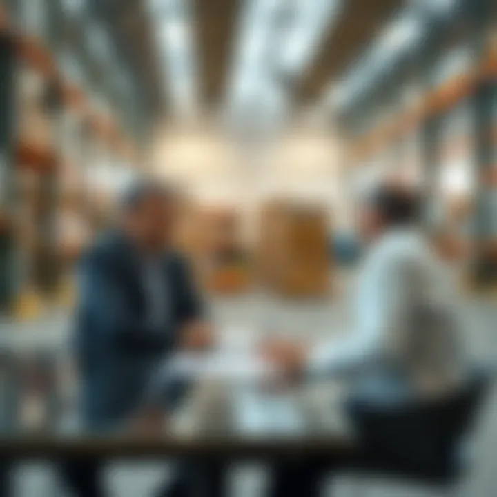 Strategic negotiation meeting between renter and owner