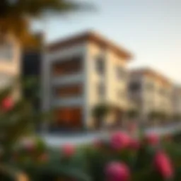 Elegant architecture of Fairways Villas Two showcasing modern design