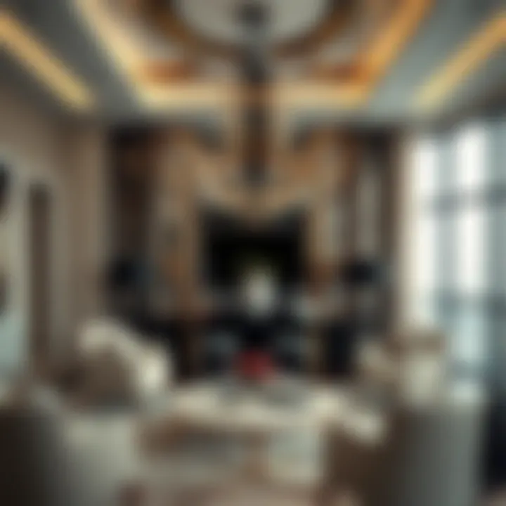 Lavish interior of a penthouse in Hoom Royal