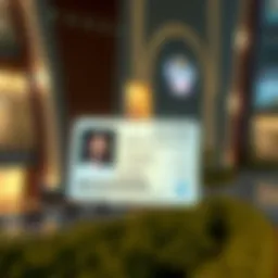 Digital representation of Emirates ID application