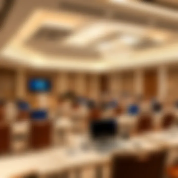 Conference facilities equipped with advanced technology in Hyatt Regency Dubai Healthcare City
