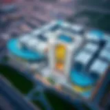 Stunning aerial view of ICD Brookfield showcasing its architectural design