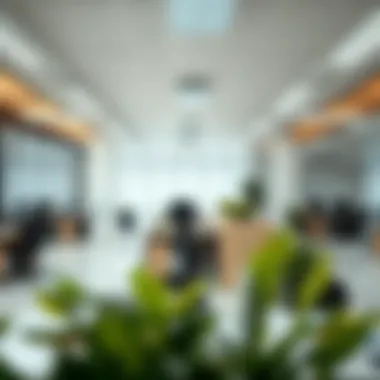 Spotless Workspaces A pristine office environment showcasing cleanliness and organization