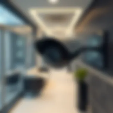 Innovative Security Solutions A visually appealing security system with high-tech features
