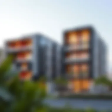 Contemporary Residential Designs Modern architectural designs of residential buildings in Dubai