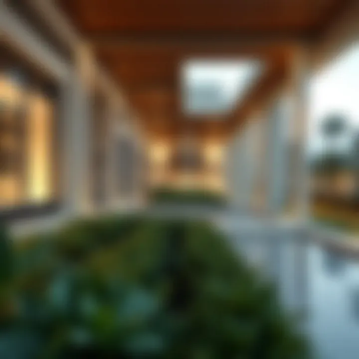 Sustainable design elements integrated into the architecture of Maimoon Gardens