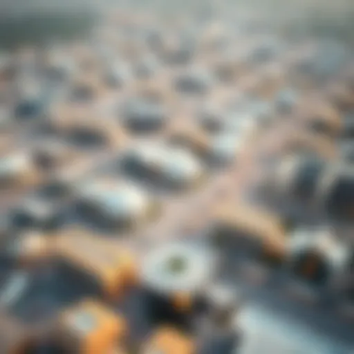 Aerial view of Masdar City showcasing its sustainable architecture