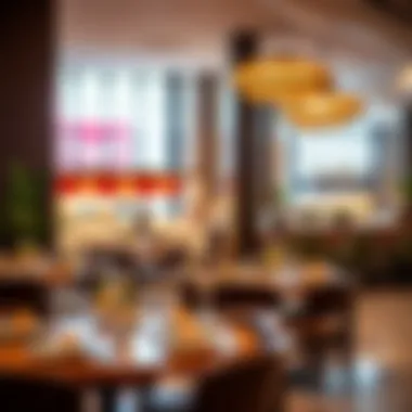 Dining area in Mercato Mall highlighting a variety of culinary offerings