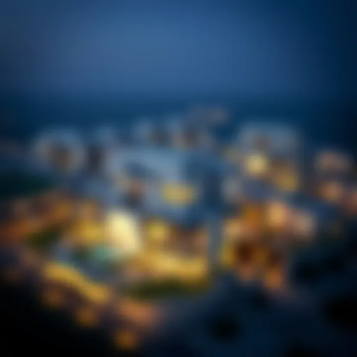 Aerial view of Murooj Al Furjan showcasing modern architecture