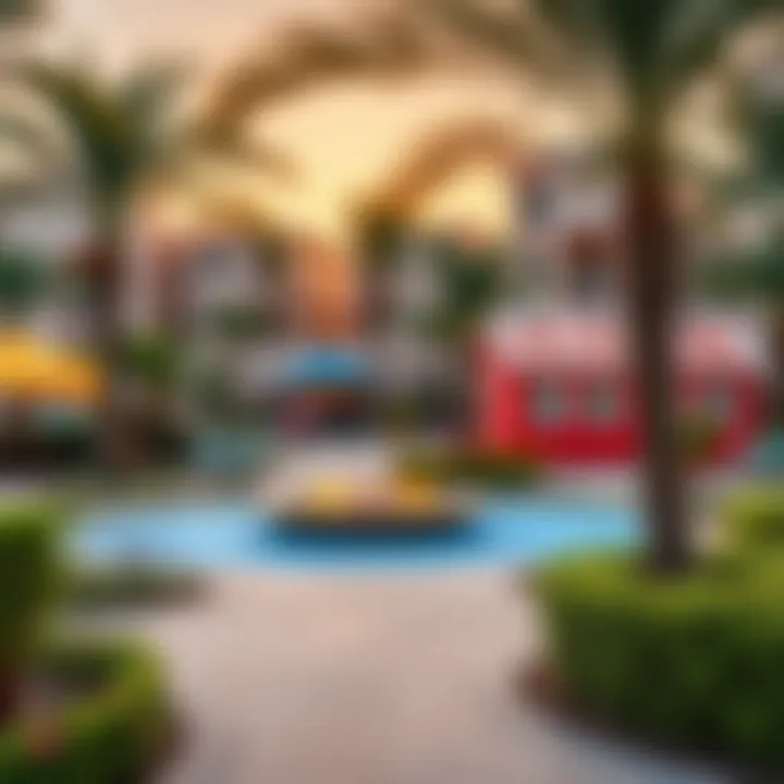 Vibrant community park and recreational area