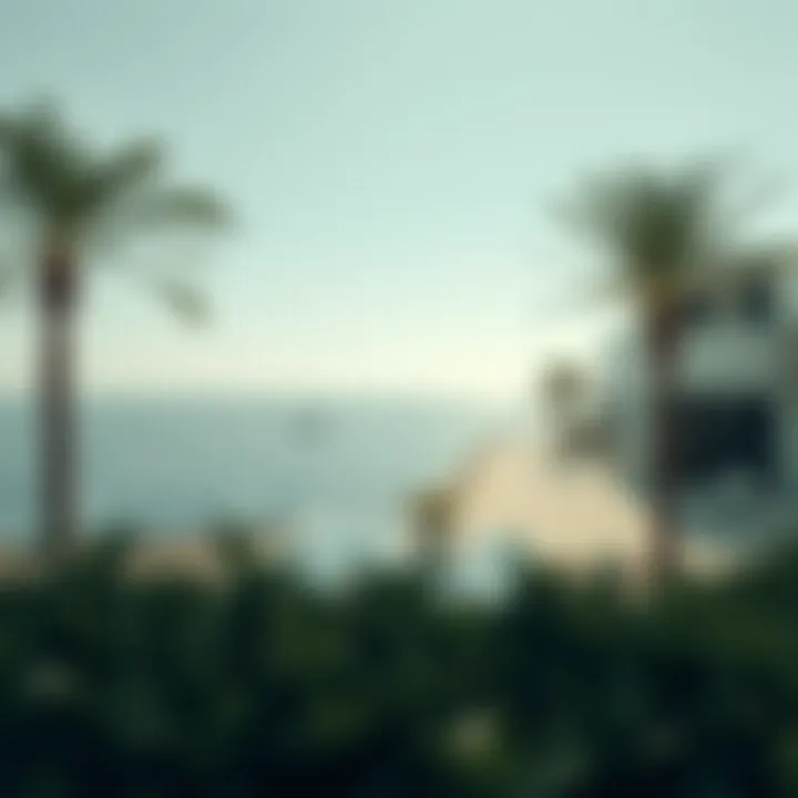 Luxurious beachfront property with stunning views