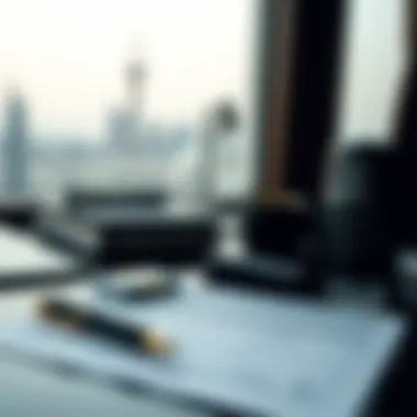 A visa application form displayed on a desk with a pen