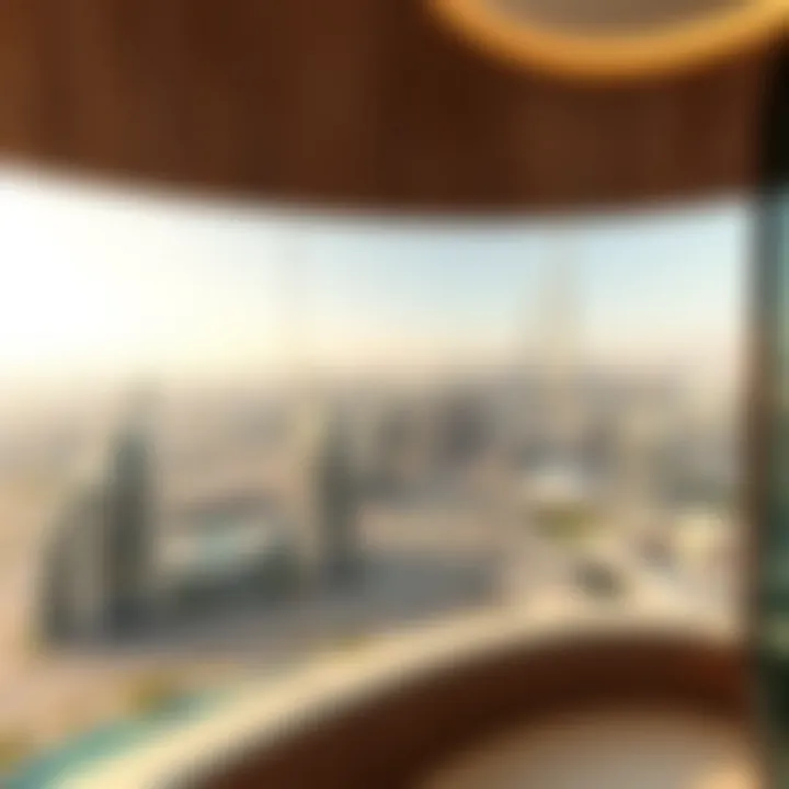 A panoramic view of Dubai's skyline showcasing modern architecture and real estate developments
