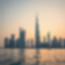 Luxurious Dubai skyline showcasing iconic architecture