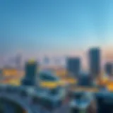 A stunning skyline view of Dubai showcasing iconic real estate developments