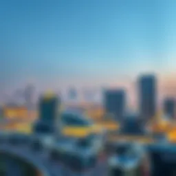 A stunning skyline view of Dubai showcasing iconic real estate developments