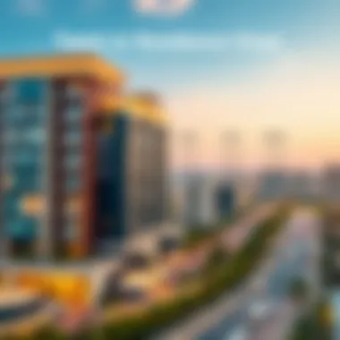 A detailed infographic displaying various types of residence visas in the UAE