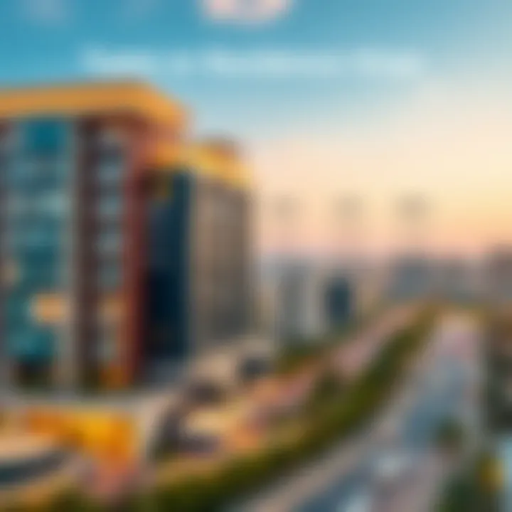 A detailed infographic displaying various types of residence visas in the UAE