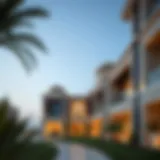 Architectural design of a Dubai property
