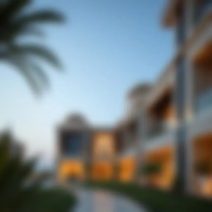 Architectural design of a Dubai property