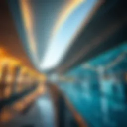 Architectural design of New Zayed Airport showcasing modern aesthetics