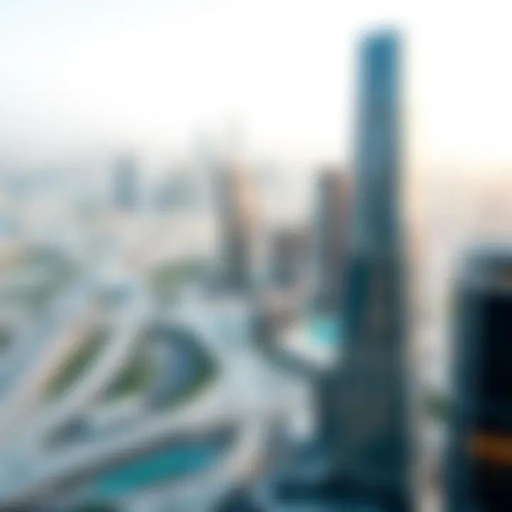 Panoramic skyline view from Opal Tower