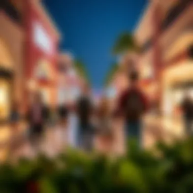 Visitors enjoying their time at Outlet Village Dubai